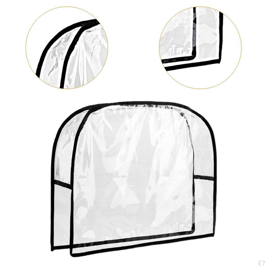 Чехол на спинку парикмахерского кресла прозрачный и водонепроницаемый для офиса салона