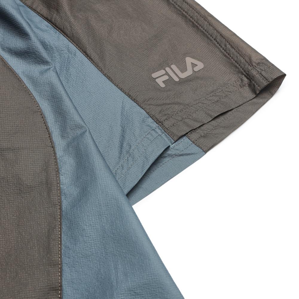 Fila Оригинальная рубашка в стиле пэчворк, горный стиль, повседневная, удобная, мужская, цвет Сухое дерево-Хаки F11M629404FMK