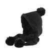 Neck Warmer Women Hooded Scarf Ear Protection Cycling Balaclavas Hat Knitted Hat Scarf Set  Autumn