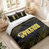 Bedding Set 1 Duvet Cover 2 Pillowcases Boston Bruins Print Bedroom Home Decoration