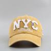 НЬЮ-ЙОРК NYC Вышитая Бейсболка Стираная Кепка-Snapback Для Мужчин Женщин На Открытом Воздухе Спорт