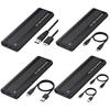 M.2 NVMe SSD Enclosure Adapter 10Gbps M.2 NVMe External Box Case Tool Free for Hard Drive Accessories