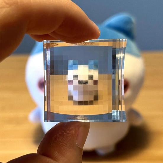 Pixel Lens Брелок Подвеска Фотография Оптический Дизайн Pixel World Инструмент Фотографии Простое в Использовании Насадка Pixel Lens