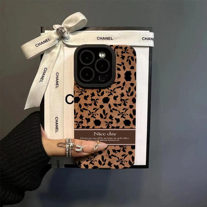 Черный Маленький Цуйхуа Подходит для Нового Чехла для Мобильного Телефона Apple 16promax IPhone15