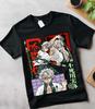 Футболка Гию Томиока Клинок, рассекающий демонов Kimetsu No Yaiba Аниме Черная футболка подарочная футболка