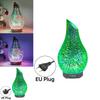 Креативный 3D Стеклянный Ультразвуковой Увлажнитель Холодного Пара с Текстурой Дерева для Дома 7 Цветов Ночник Диффузор Эфирных Масел Форма Вазы