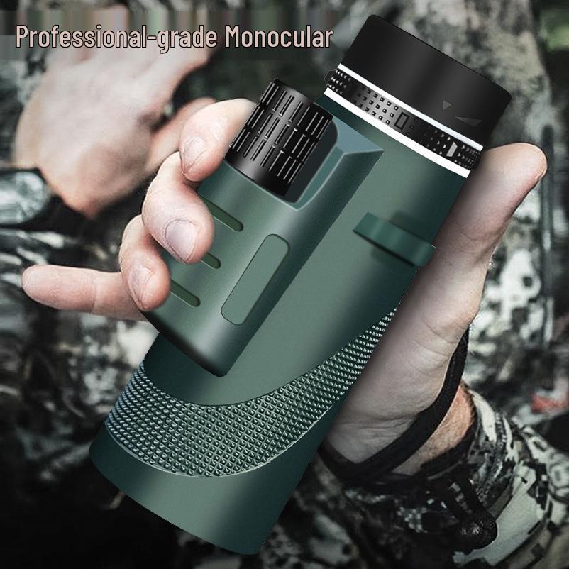 40x60 HD Monocular Telescope with Low Light Night Vision and High Magnification