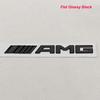 3D ABS Car Letters Logo AMG Badge Rear Trunk Emblem Sticker for Mercedes Benz AMG A B C E G W211 W203 W204 W210 W124