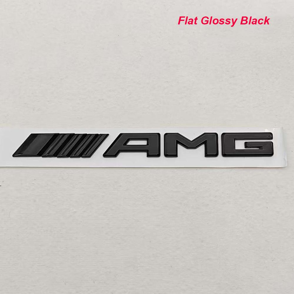 3D ABS Car Letters Logo AMG Badge Rear Trunk Emblem Sticker for Mercedes Benz AMG A B C E G W211 W203 W204 W210 W124