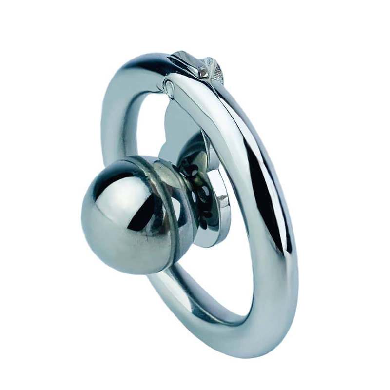FRRK Wearable version with belt, solid massage steel ball, detachable chastity device, male negative chastity lock BDSM