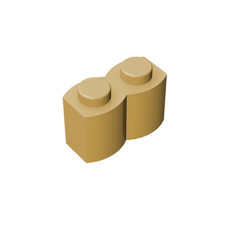 50 шт. 30136 Кирпич Модифицированный 1x2 с Профилем Бревна Коллекция Кирпичей Оптом Модульный GBC Игрушка Для Технических MOC Строительные Блоки