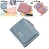 Pu Leather Short Zipper Wallet With Snap Closure For Daily Use