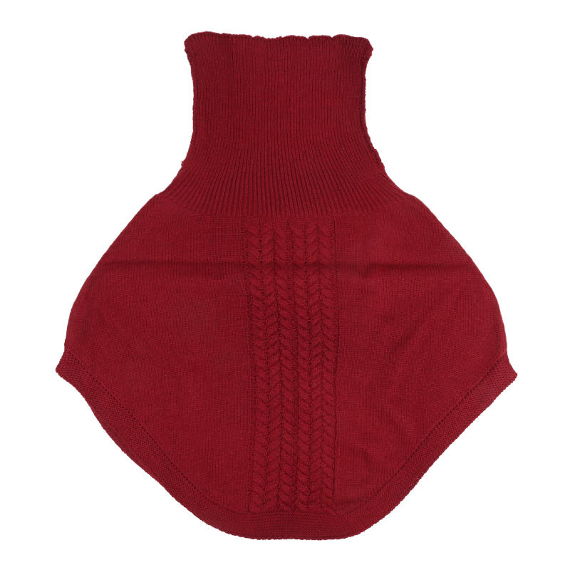 Women's High Neck Shoulder Warmer - Pullover Shawl Collar Scarf for Cervical & Shoulder Protection In Cold Weather