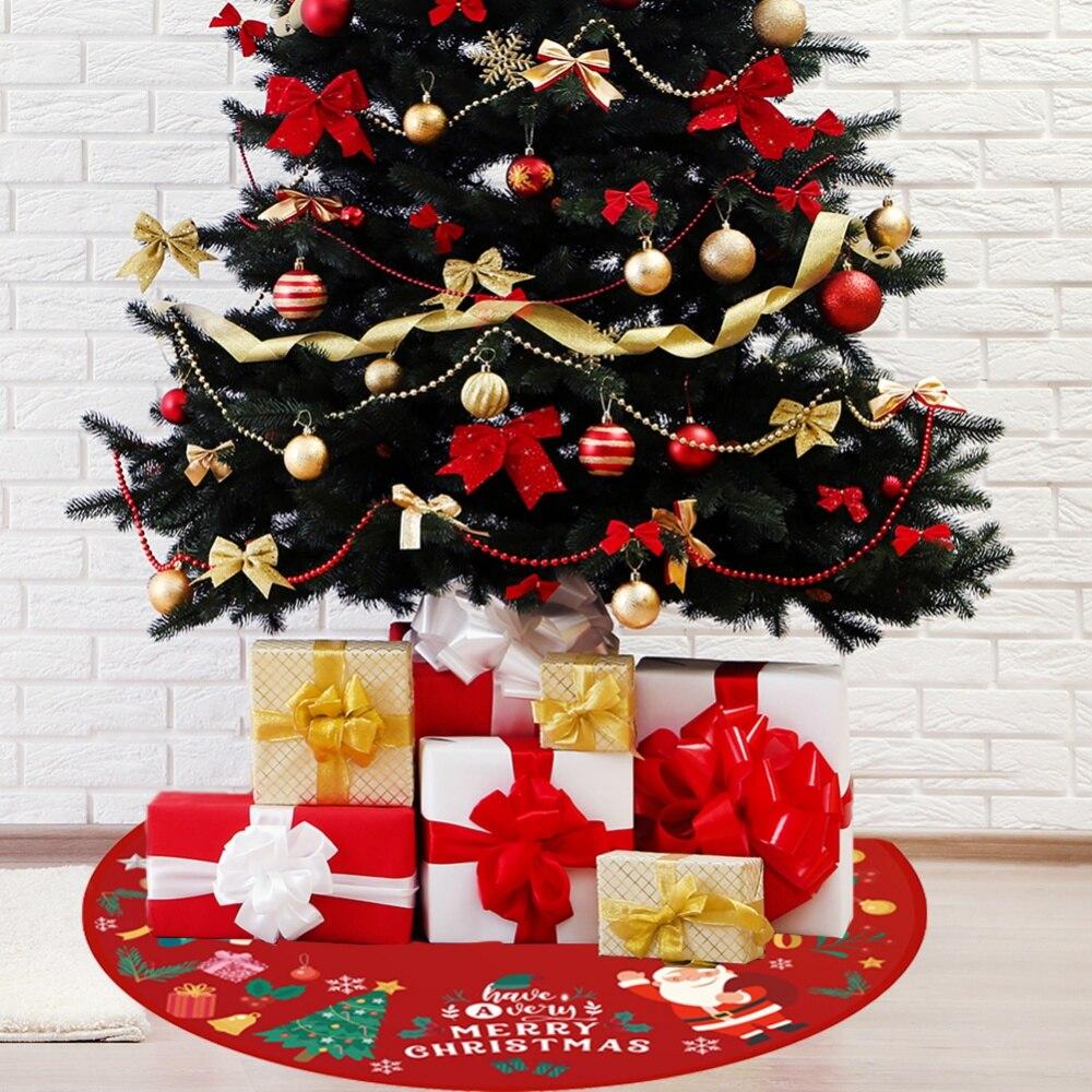 Christmas Tree Skirt Christmas Tree Mat Hoilday Party Home Decorations CDN