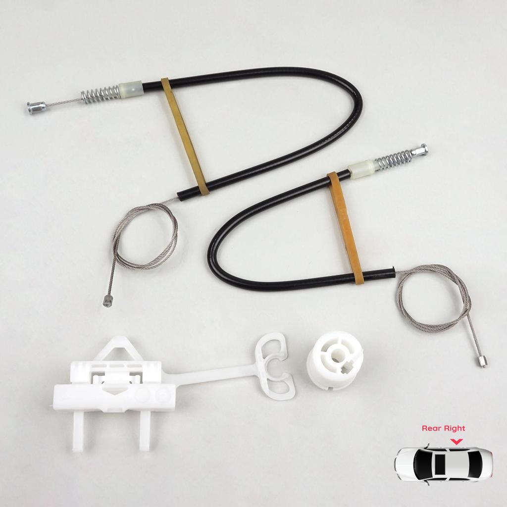 BWR5284 Manual Window Regulator Repair Set Rear Right Door for Fiat Linea 323 110 2007-2018 51789673