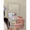 Hello Kitty Splash Ink Soft Case for Apple 13-17, 16 Pro/Max with Precise Cutouts, Cartoon Style