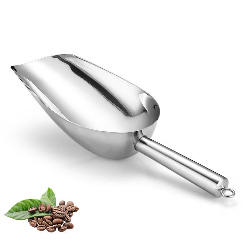 Stainless Steel Multi-functional Ice, Grain, Popcorn, Candy, and Coffee Bean Scoop