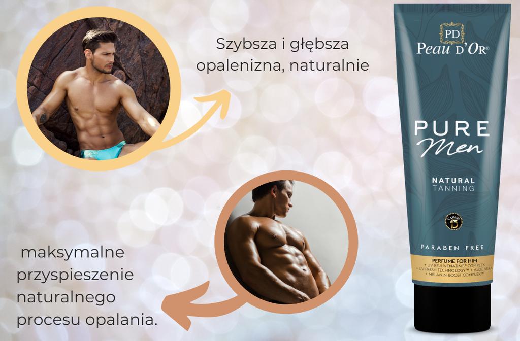 Золотая кожа Pure Men для загара 250 мл
