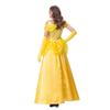 Хэллоуин красавица и чудовище принцесса Белль желтое платье принцессы костюм для сценического выступления