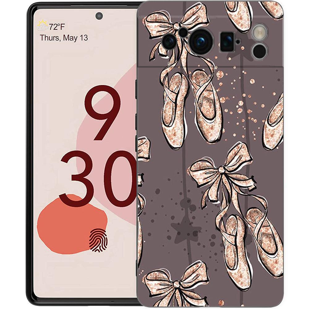 Простой балет «Лебединое озеро» для Google Pixel 8 7 6 Pro 6A 5G Черный чехол для телефона Мягкая противоударная задняя крышка Силиконовый ТПУ чехол Coque