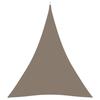 VidaXL Sun Sail Oxford Fabric Triangular 3x4x4 M Taupe