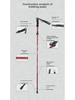 Ultra-Light Folding Aluminum Trekking Pole: Telescopic Hiking and Walking Stick