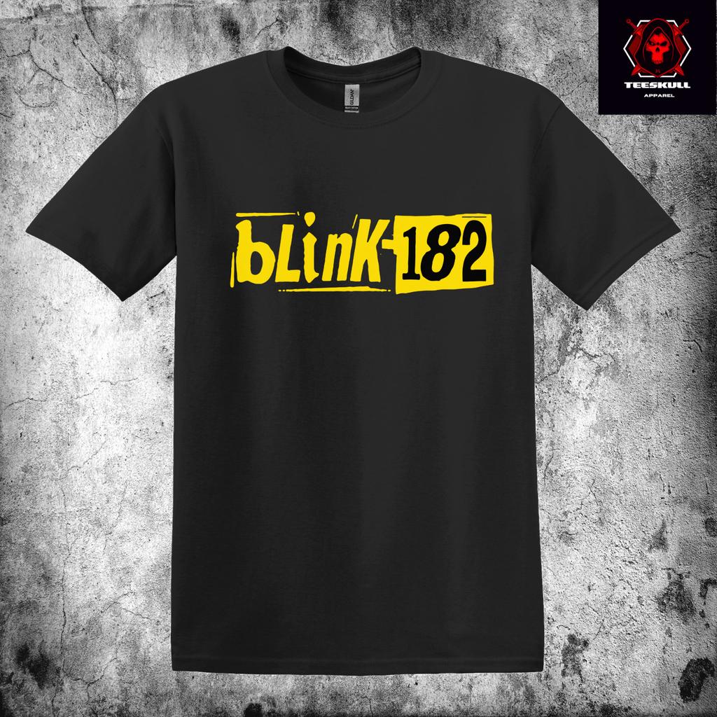26 Blink 182 Punk Rock Band Logo Tee Heavy Cotton Unisex Quality T-SHIRT S-3XL Unisex T-Shirt