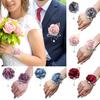 Rose Wrist Corsage Boutonniere Fine Workmanship Rhinestone Corsage Elegant Wedding Flower Accessories