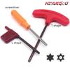 HZYUEGOU T4 T6 T7 T8 T9 T10 T15 T20 T25 T30 Six Lobe Torx Head Tamper Proof Security Screw Bolt Hole Screw Driver Wrench Key 4