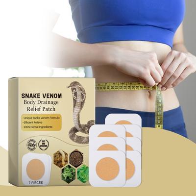 Пластырь для похудения Snake Lymphatic Slimming Patch, лимфодренажный пластырь для похудения, лимфодренажный пластырь для похудения
