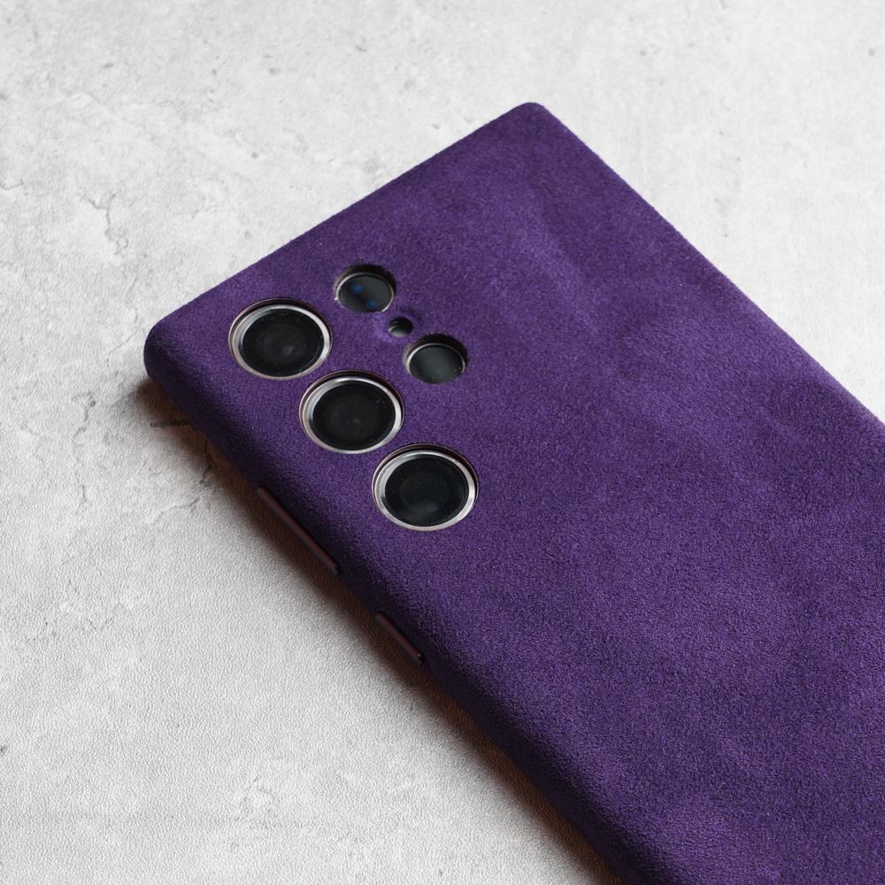 Магнитный чехол ALCANTARA для Samsung Galaxy S25 S24 Ultra 5G Роскошный Бизнес Суперкар Тот же Искусственная Кожа Чехлы для Телефонов