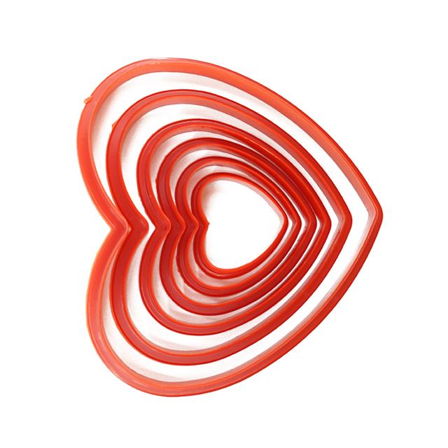 6 шт./компл., форма для выпечки помадки для печенья в форме рождественской елки, форма для печенья в форме цветка/сердца/звезд, формы для украшения торта, формы для выпечки