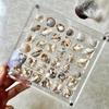 Acrylic Display Box Trinket Organizers 36/64/100 Grids Mini Seashell Storage Box