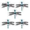5 Piece Floating Lure Set 5Pcs 7.5cm/6.2g Bionic Dragonfly Fishing with Hooks, Topwater Insect Bait Bait, Realistic for Bass Trout Lures