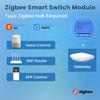 Tuya Умный модуль переключателя Zigbee WiFi с сухим контактом Умный дом DIY Автоматический выключатель Реле Постоянный ток 24-32 В Переменный ток 100-240 В Работает с Alexa Google Home