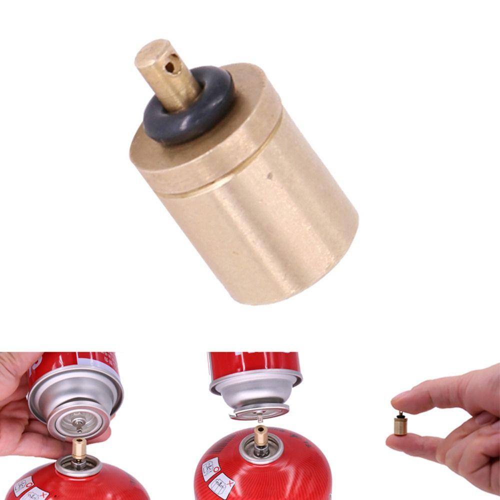 Outdoor Stove Gas Converter Head Gas Refill Adapter Gas Burn-er Accessories Stove Adapter