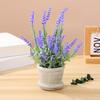 Healifty Искусственные Цветы Пластиковые Искусственные Цветы Лаванды в Горшках Поддельные Растения для Дома Свадьбы Кухни Сада Патио В помещении На улице Декор