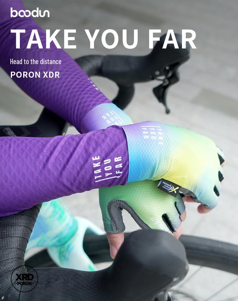 Breathable Half-Finger Summer Cycling Gloves: Shock-Absorbing & Wear-Resistant for Road and Mountain Biking