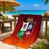 British & Irish Lions Beach Towel, Quick-drying, Easy to Care for, Suitable for Both Fitness and Beach Vacations,Sports Essential