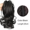 10-дюймовый зажим для наращивания хвостиков, волнистые хвостики, волосы, синтетические светлые волосы, натуральное наращивание, заколка для волос для женщин, повседневная одежда