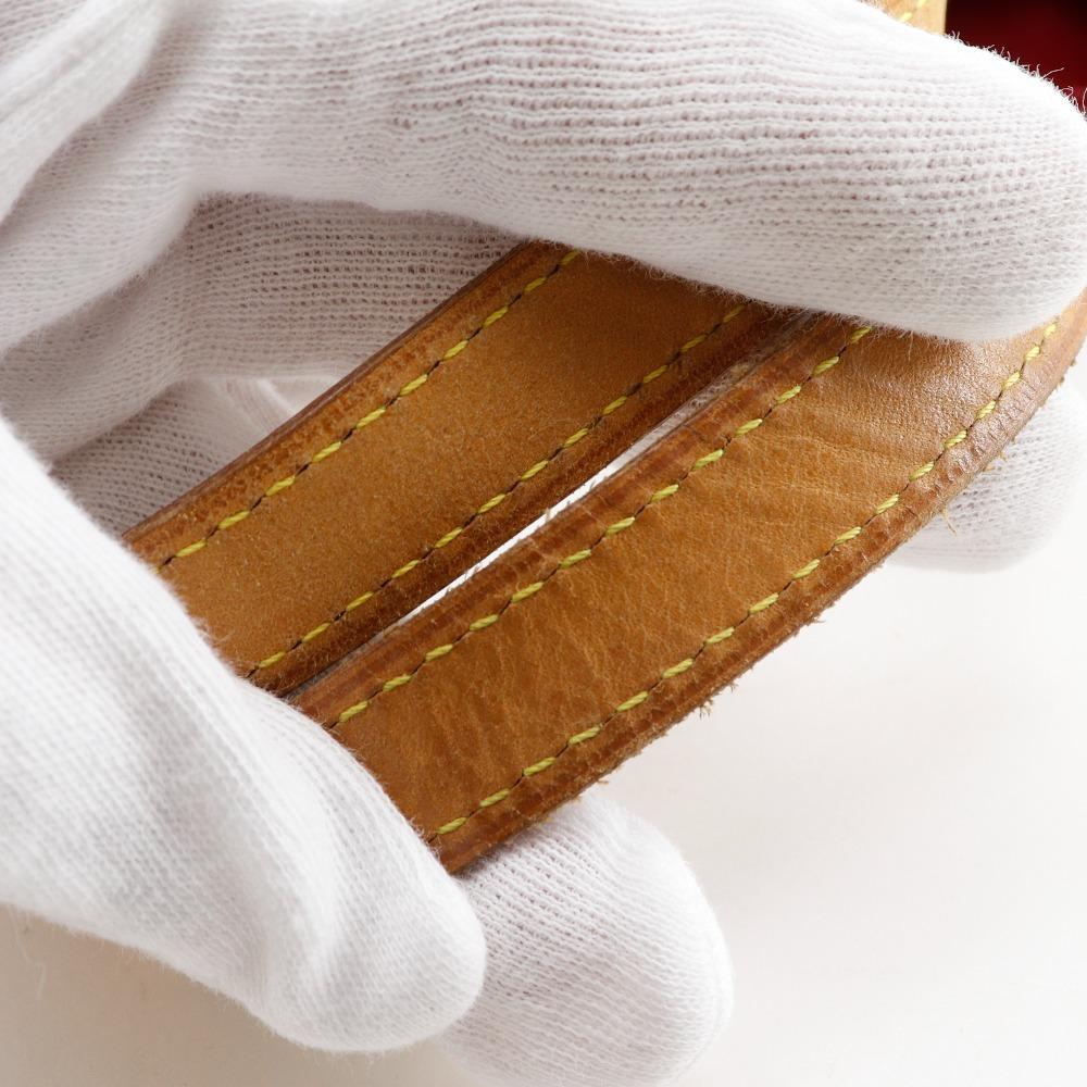 LOUIS VUITTON Lead PM Handbag M91990 Pomdamul Red Monogram Vernis Women Used