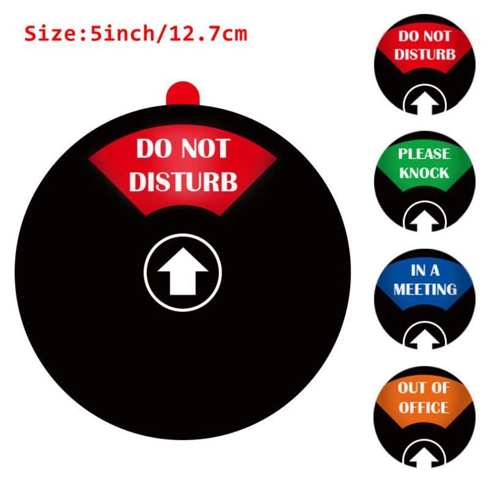 ABS Office Door Sign Waterproof Door Slider Signs Convenient to Use Reminder Signs  Meeting Room