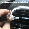 Bling Crystal Swan Автомобильный зажим для воздуховода Ароматизатор для автомобиля Диффузор для автомобиля Освежитель воздуха Стразы Автомобильный блестящий аксессуар