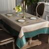 European Fabric Waterproof Tablecloth Rectangular Oilproof Party Patchwork Home Living Room Dinning Coffee Table Cover