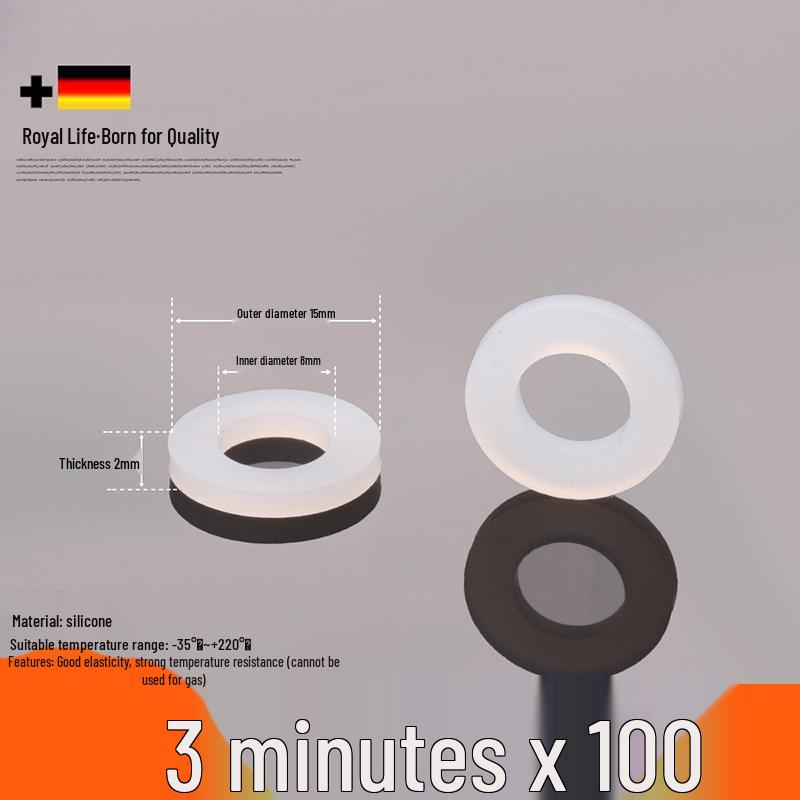 Силиконовая резиновая шайба 1 дюйм для водопроводных труб и счетчиков