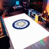 Leeds logo Poster Carpet Rug for Living Room Bedroom Home Sofa Decoration,Kids play Nonslip Floor Mat