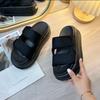 New Slippers Women's Summer New Outer Wear Fashionable Thick-soled Versatile Velcro Beach Shoes