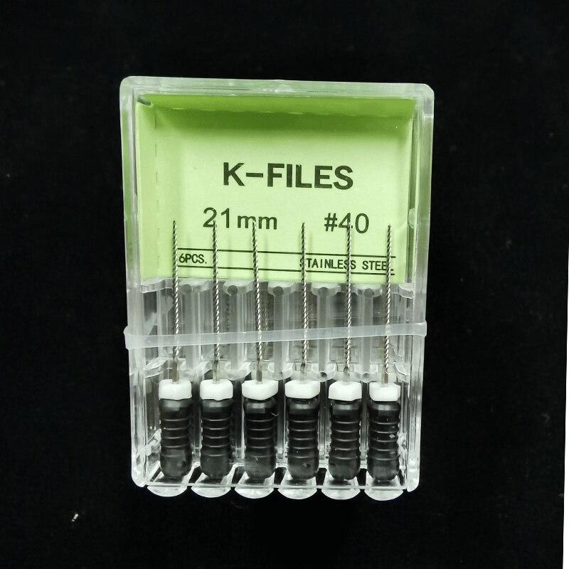 5 коробок стоматологических инструментов, эндодонтические инструменты для корневых каналов, H-файл, 21 мм, K, 21 мм, эндодонтические инструменты из нержавеющей стали, стоматологическая стоматология, одонтология