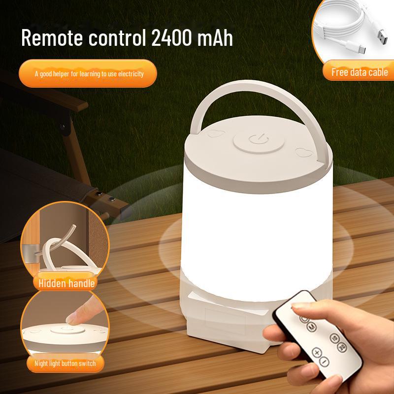 Перезаряжаемый светодиодный ночник: Портативная сенсорная лампа для кормления, ночника, спальни, стола или сна