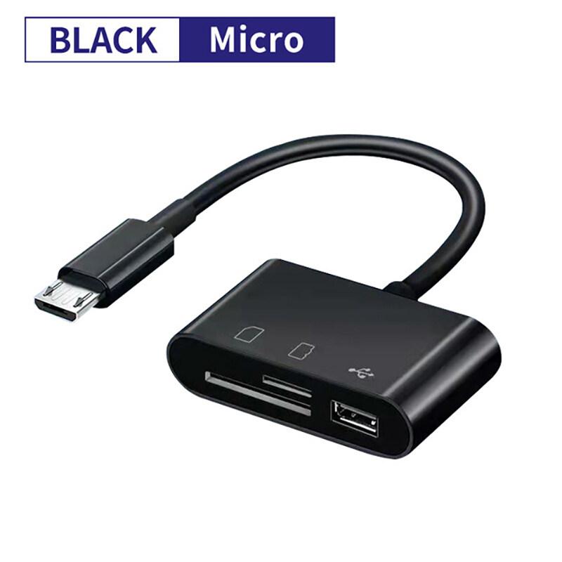 3 в 1 Тип C к USB 2.0 SD/TF Устройство чтения карт памяти OTG Адаптер Концентратор передачи данных для камеры MacBook Android